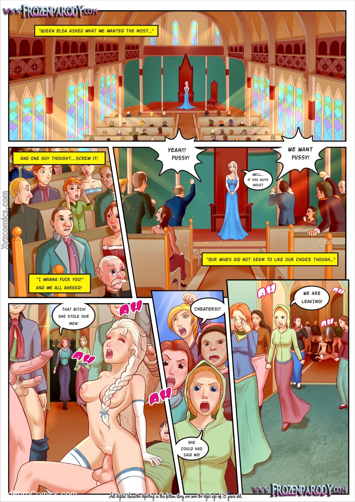 Frozen Parody 12 free sex comic